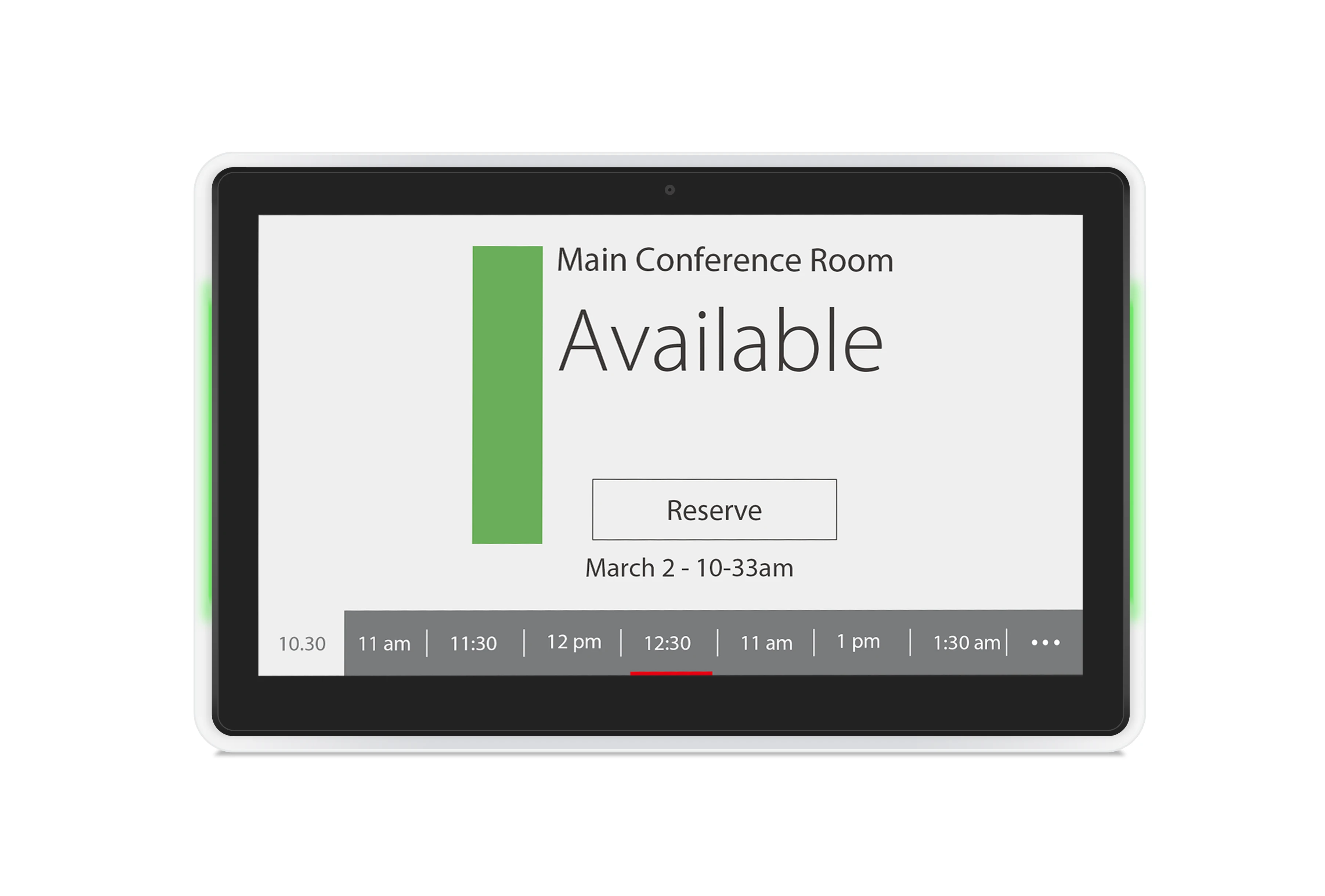 15.6 inch Meeting Room Digital Signage RK3288 Touch Screen Tablet With LED Light Bar