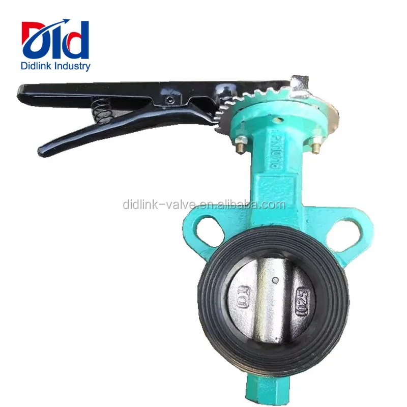 High Temperature Concentric Hand Lever Wafer Cast Iron Cad Drawing With Cheap Price Butterfly Valve For Cement