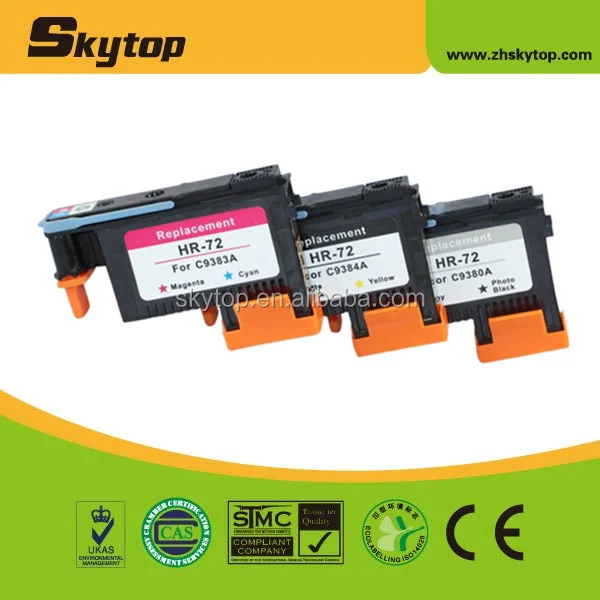 Оригинальная восстановленная 72 печатающая головка C9380A C9383A C9384A для HP T610 T620 T770 T790 T1100 T1120 T1200 T1300 T2300