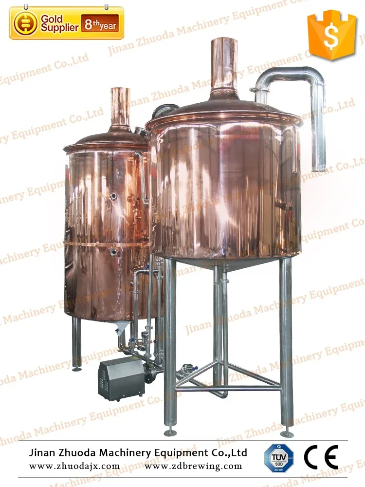 500l red copper kettle brew kit for sale, 500l brewery equipment