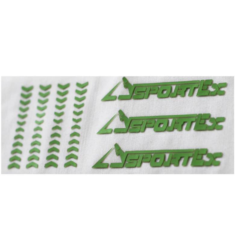Top quality high density 3d logo sticker heat transfer