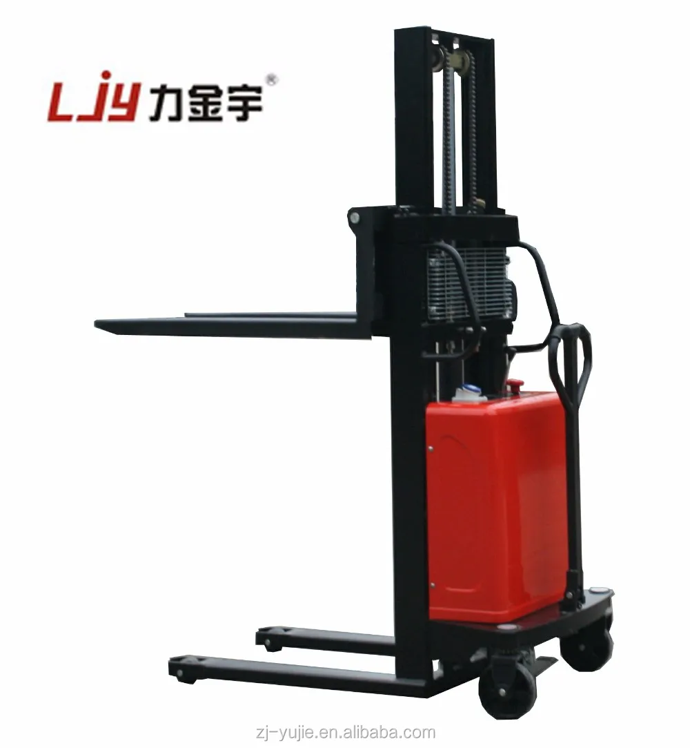 Горячая Распродажа 1,0/2,0 T б/у Электрический вилочный погрузчик полуэлектрический штабелер