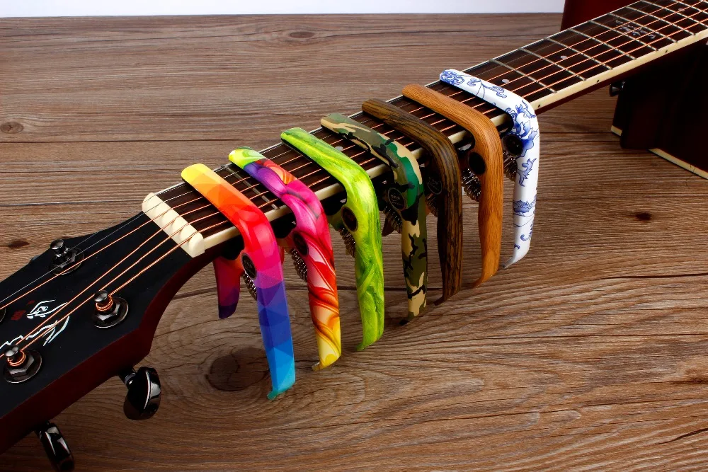 
guitar acoustic electric guitars zinc alloy Chinese style pattern capo 