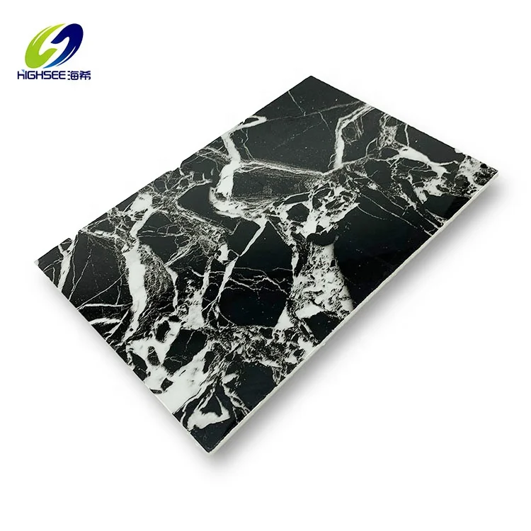 1220*2440*2MM3MM4MM5MM Marble Textured and Wooden Design PVC Sheet