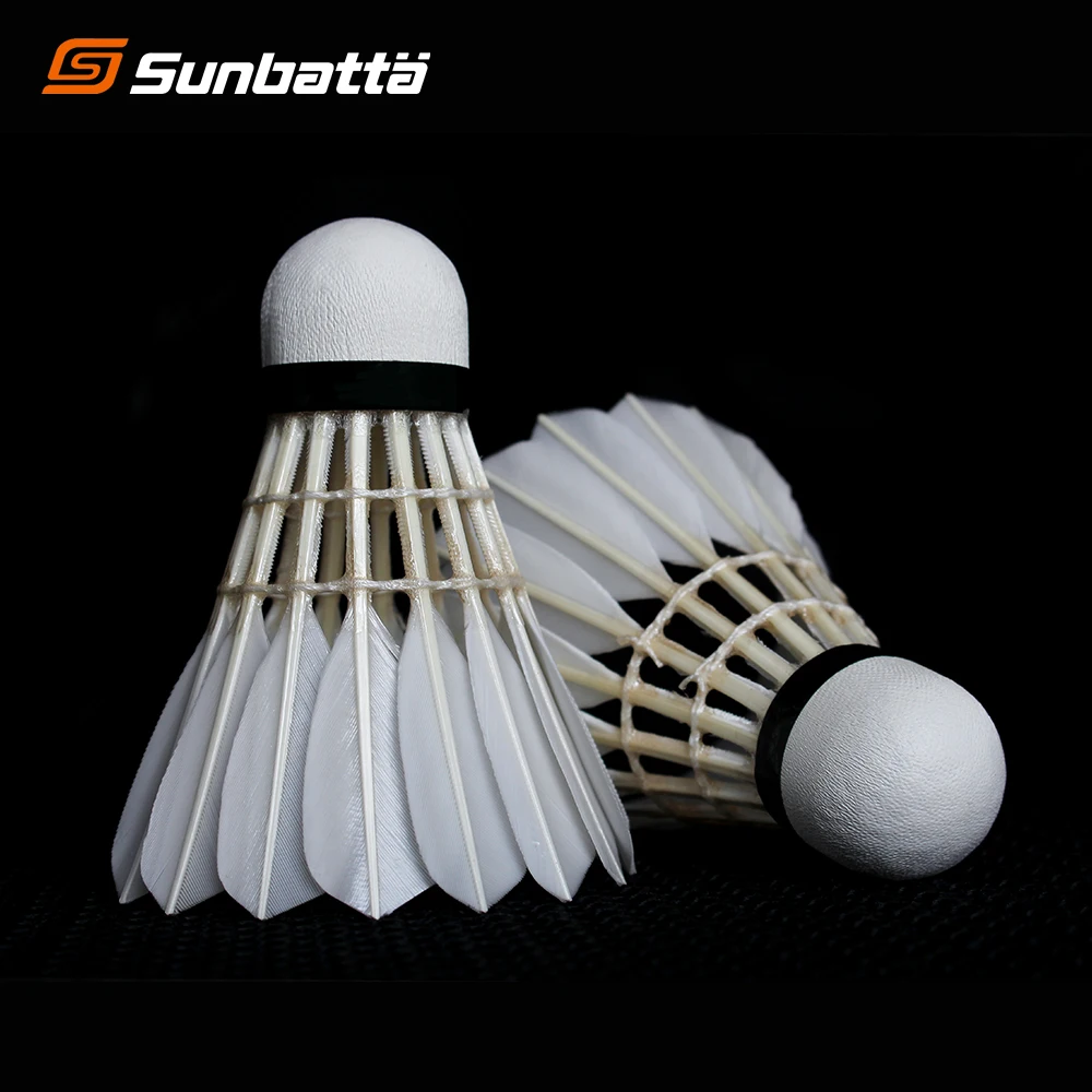 Wholesale Factory Directly Good Quality Top Grade Duck Feather Softwood Ball Head Professional Shuttle cock