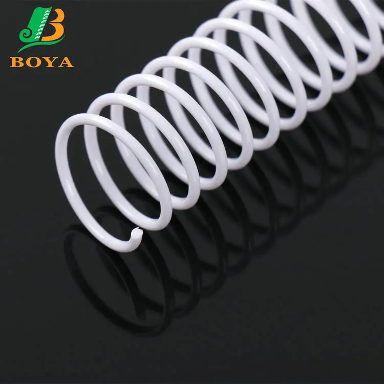 Eco-friendly PVC Plastic Binding Wire Plastic Single Spiral Plastic Coils Binding