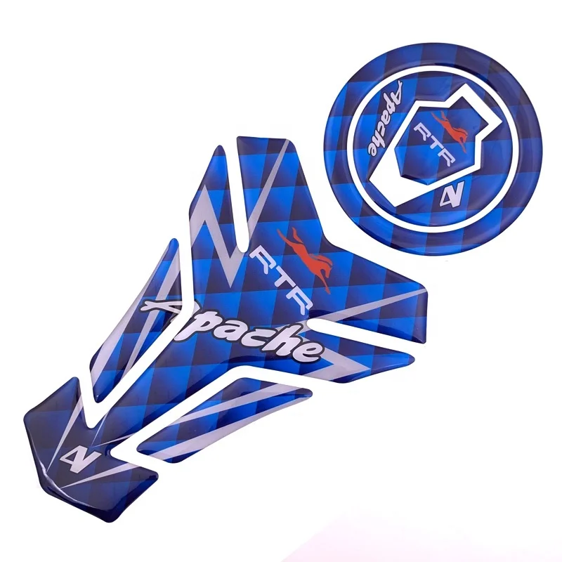 2019 new products compatible tvs apache rtr 160 motorcycle fuel tank cover decorative decals