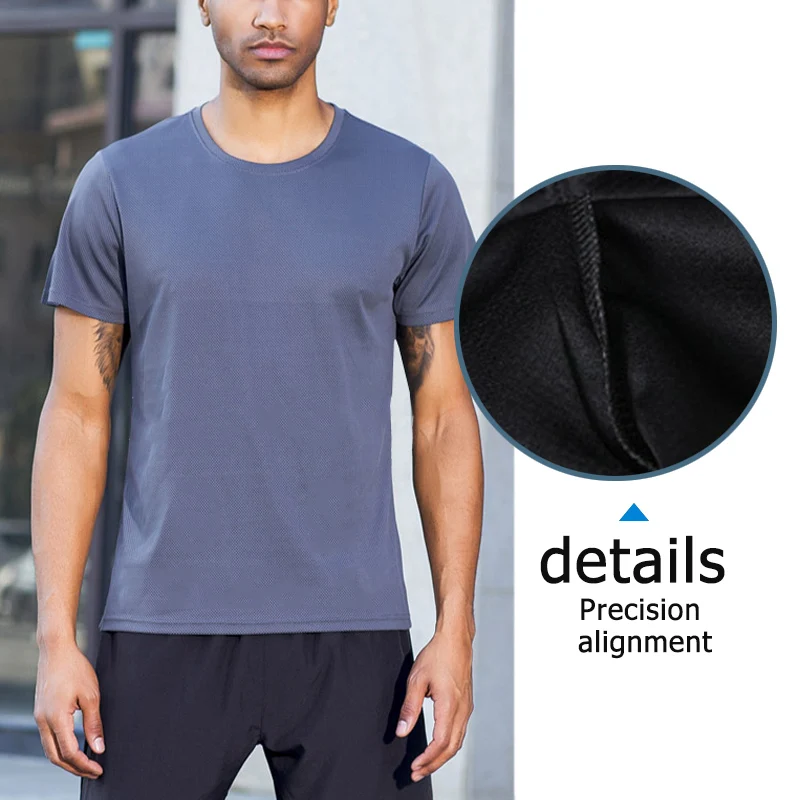 Пользовательские собственный логотип мужская спортивная футболка на открытом воздухе тренировок одежда для бега свободного покроя фитнес-детская одежда оптом мужские футболки без рисунка