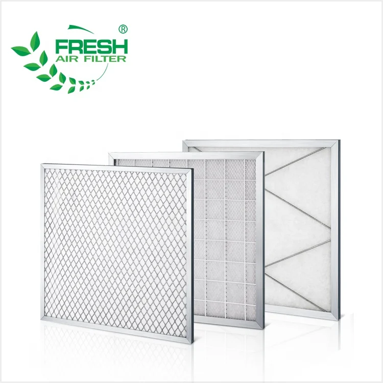 G2 G3 G4 MERV2 MERV3 MERV4 Aluminum mesh frame synthetic fiber filter