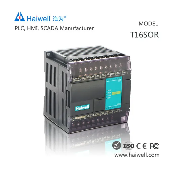 Air compressor PLC  Haiwell T16S0R 16 points  controller 5G factory industrial control