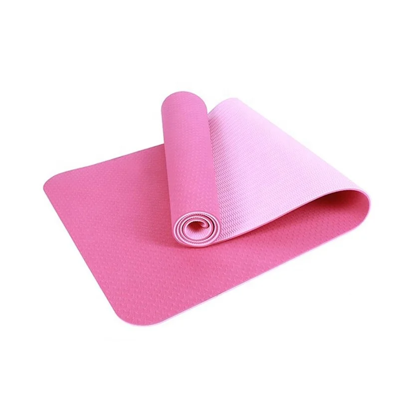 2019 high quality custom print private label tpe eco-friendly yoga mat for yoga beginner
