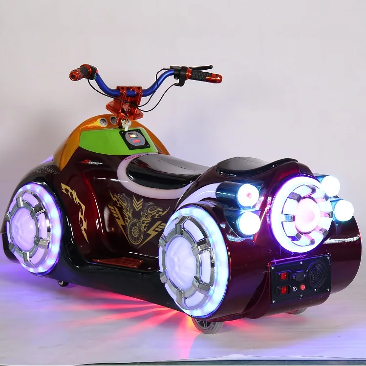 Phantom motorcycle high quality battery operated bumper cars for children