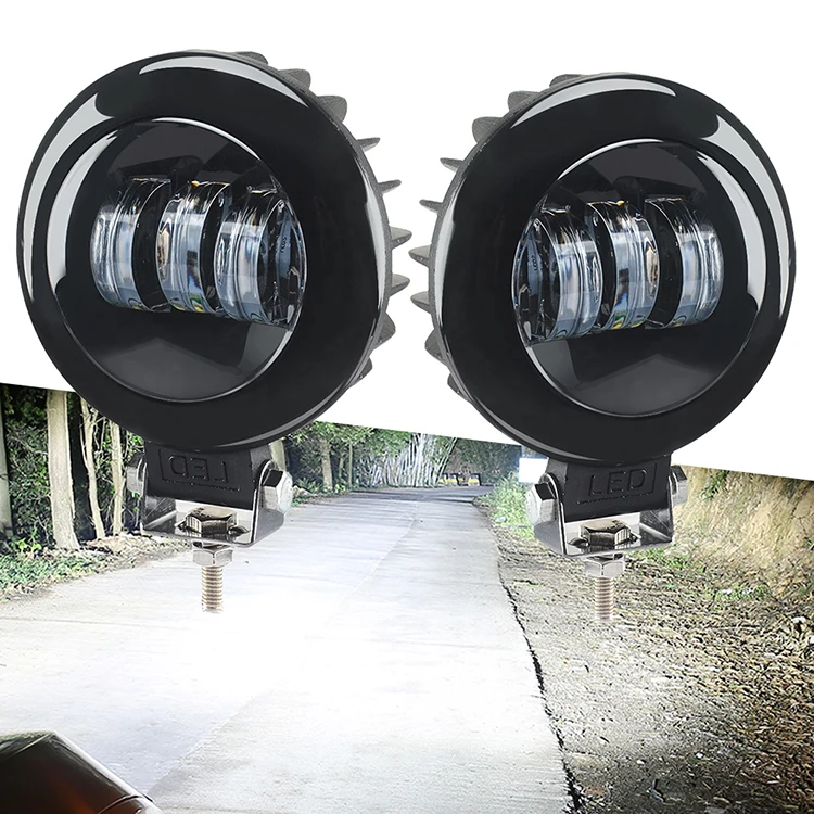 Round Fog Light Off road Vehicles 4 inch Round Led Work Lamp Car Styling Driving Lamp for SUV ATV Motorcycle Headlight