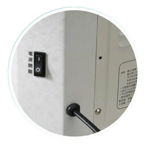 Pump dispenser hot and warm type with safety lock