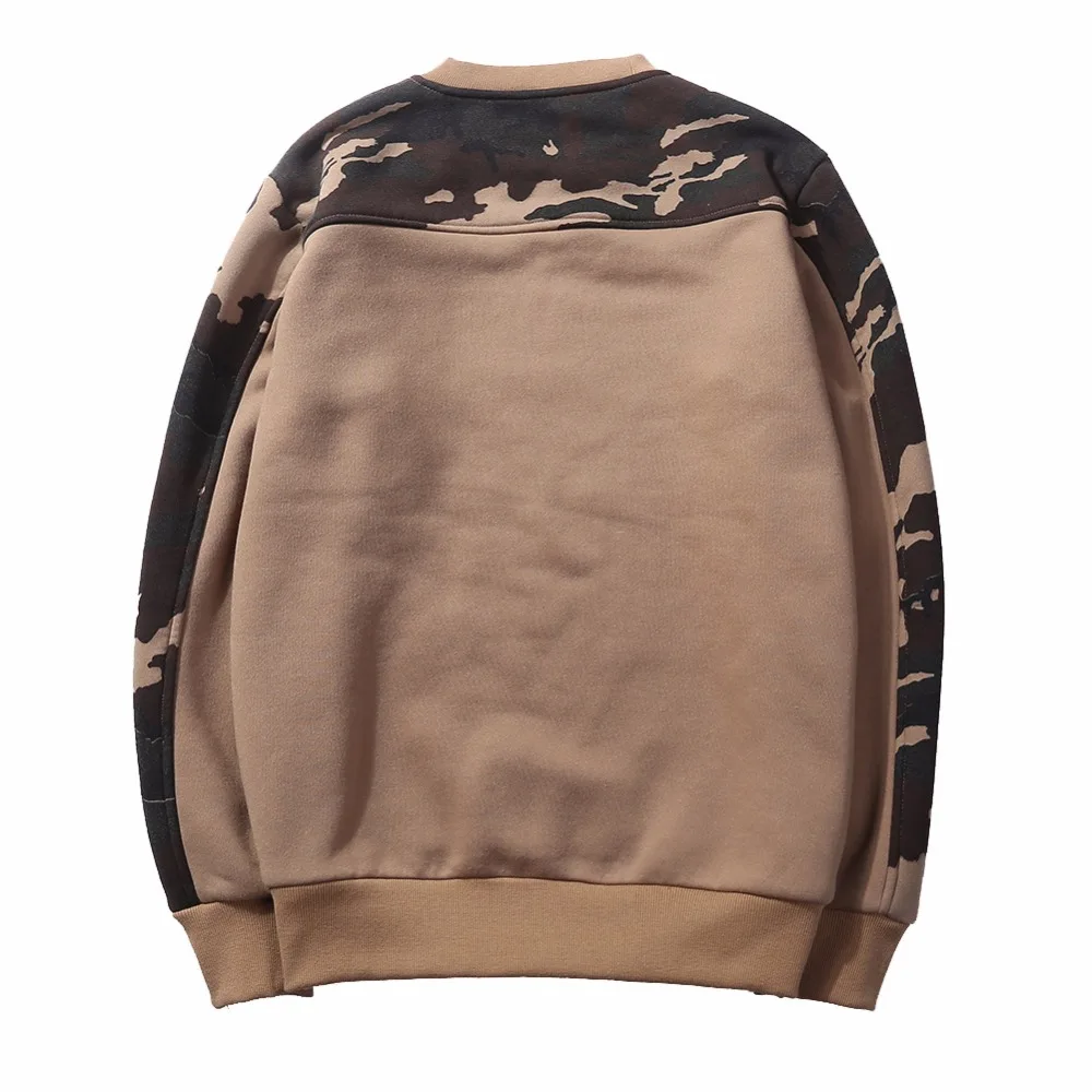 Winter Warm Pullover Men Fashion Style Leisure Camouflage Men Sweater