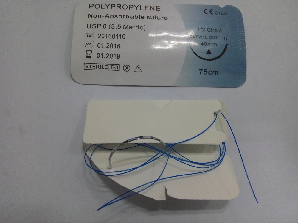 Medical non absorbable and absorbable catgut/PGA/PDO/SILK/NYLON/polyester/polypropylene