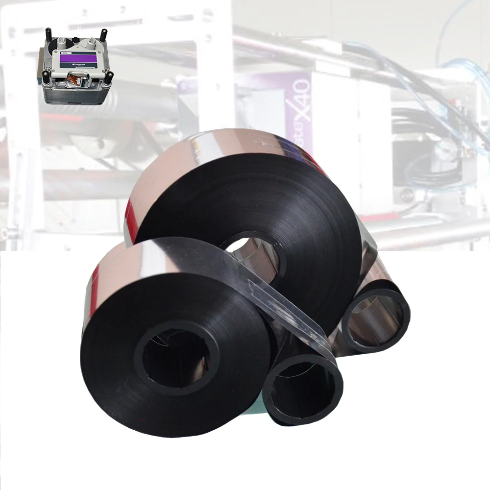 unioncoding 55mm 600M videjet markem linx tto ribbon near edge ribbon