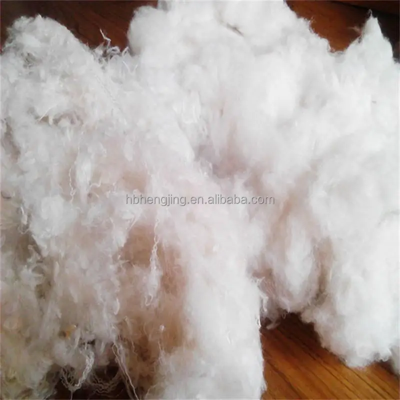 Recycling synthetic polyester blanket waste fiber for filling/spinning