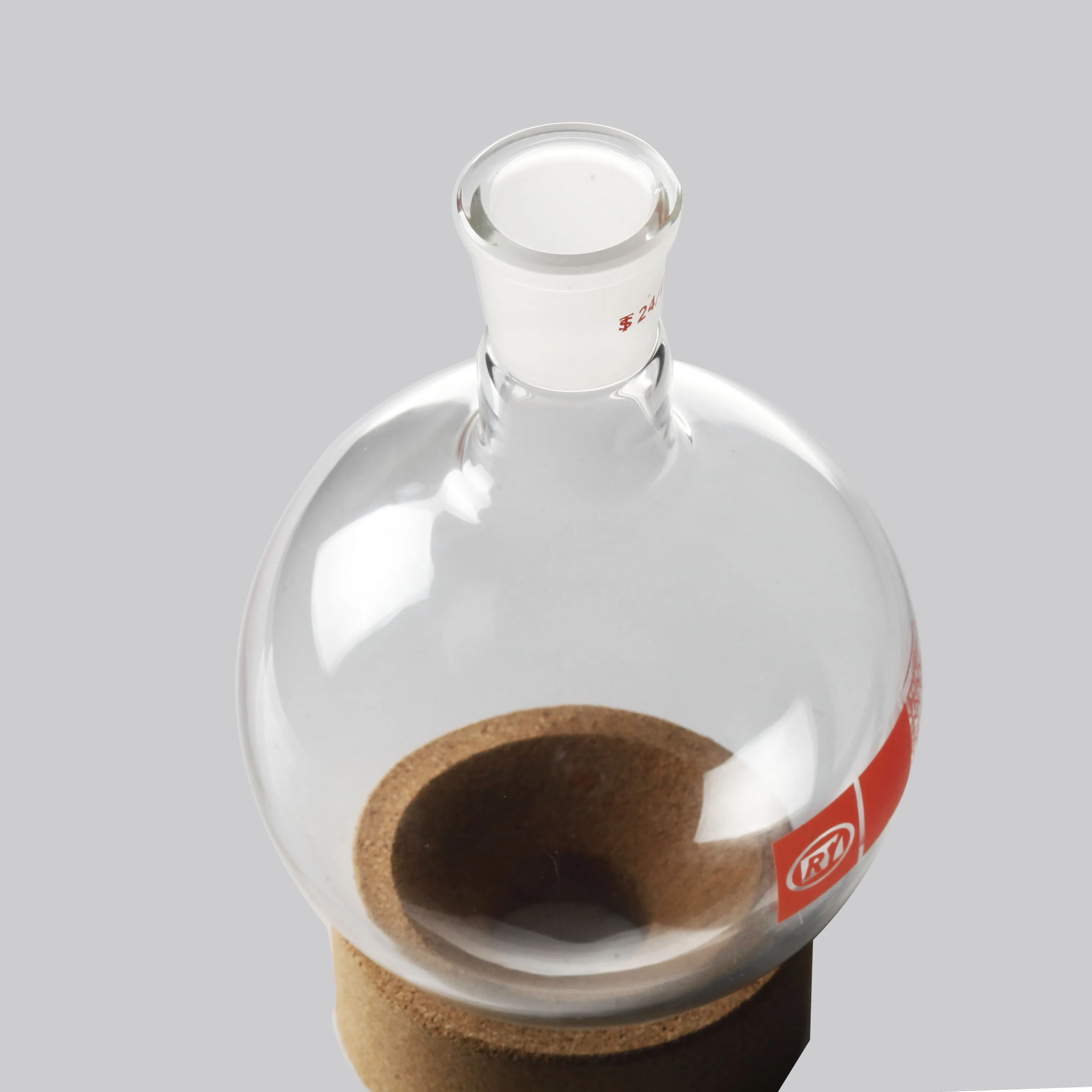 Лабораторная посуда Boro 3 стеклянная колба с одинарным соединением и круглым дном