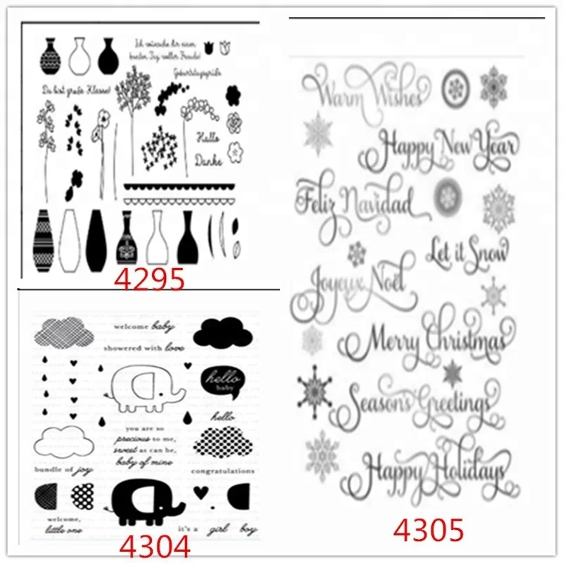 Clear Rubber Stamps Wholesale for School Supplies