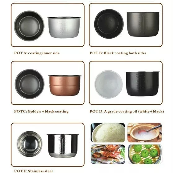 Лидер продаж, цифровая электрическая скороварка из нержавеющей стали, 5 л, 6 л