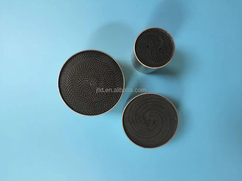  Высококачественный трехсторонний катализатор с металлической подложкой/носителем для бензинового автомобиля