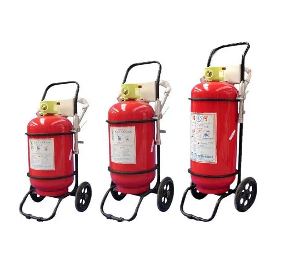 DONGSHENG Brand Trolley Fire Extinguisher 30KG EN3 Portable ABC Dry Powder CO2 Type Fire Extinguisher