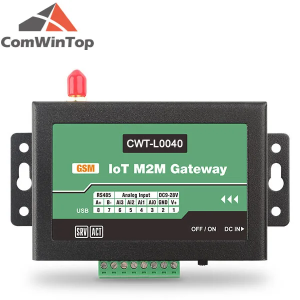 CWT-L0040S 4AI 1RS485 Iot Modbus Rs485 To Sms Gsm Gprs 3g 4g Wifi Rtu Dtu Gateway wireless alarm system