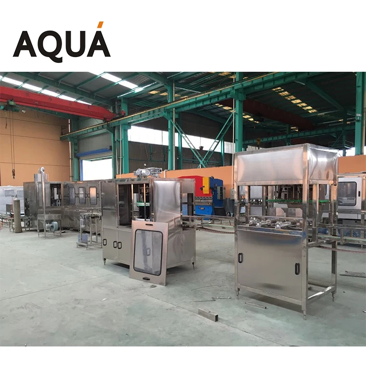 Aqua Machinery 100Bph 5 Gallon Manual Bottle Washing Filling Capping Machine