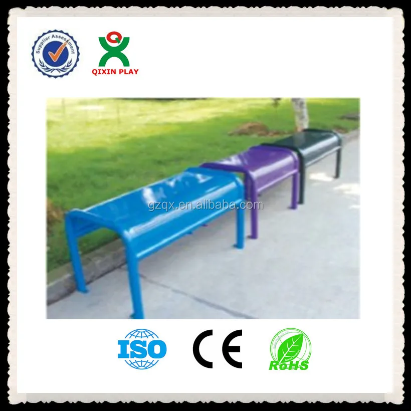 Garden Leisure stainless steel bench(QX-145C)/cast iron garden chairs/outdoor stainless steel benches