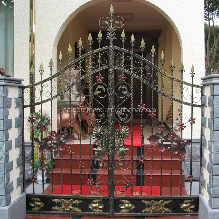 wrought iron gate design