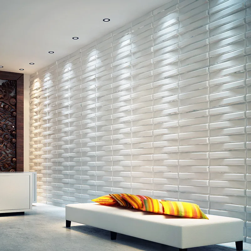
new wave design plant fiber 3d decorative acoustic wall panels 