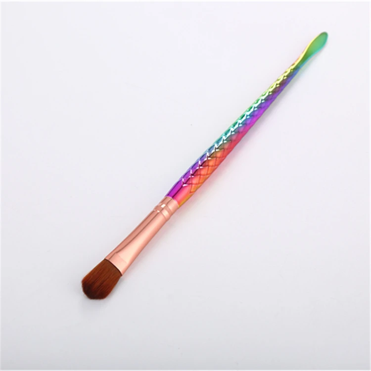 
flat top makeup brush set professional makeup brush manufacturer 2019 silicone facial cleaning eye makeup brush set 