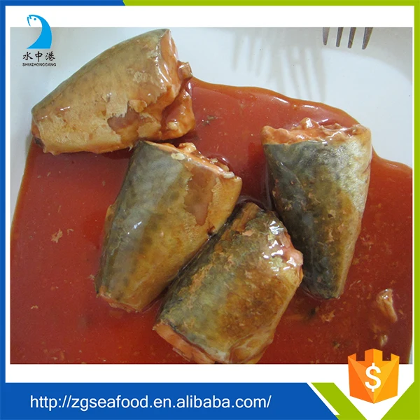 Canned mackerel in tomato sauce