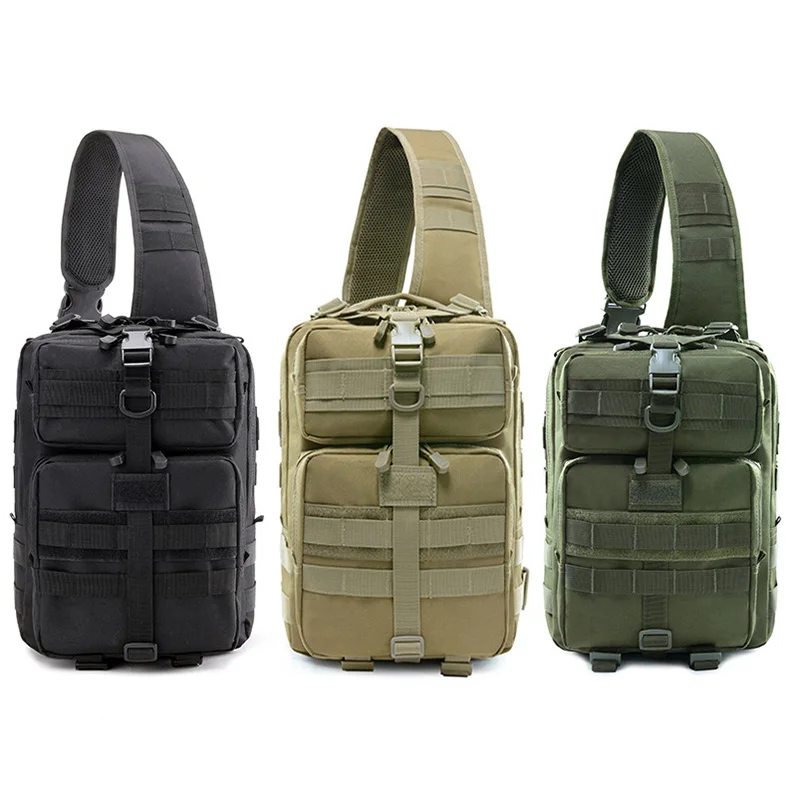 
Hiking Camping Hunting 20L Military Bag Tactical Assault Pack Sling Backpack Army Molle Waterproof Rucksack Chest Bag 