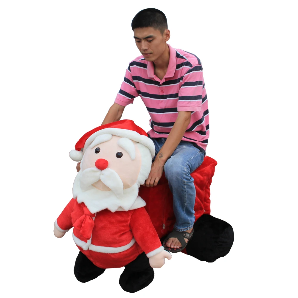 Children plush kids rides mechanical riding electronic horse for sale