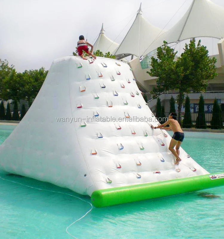 High quality inflatable iceberg water toy inflatable pool iceberg rock climbing floating