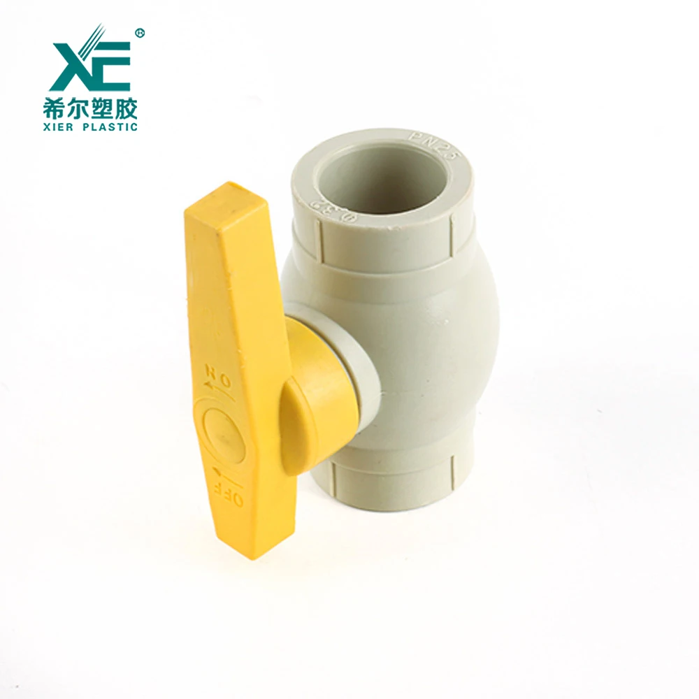 Профессиональный пластиковый кран XIER с желтой ручкой 1/2-2 дюйма