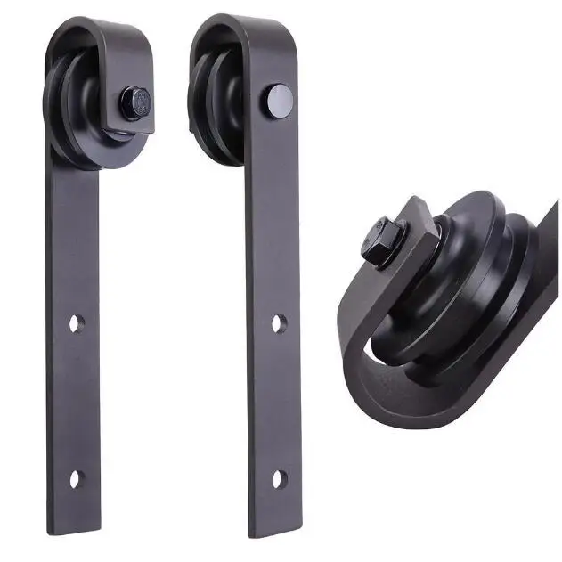 Retro Single Sliding Barn Door Hardware Kit Roller