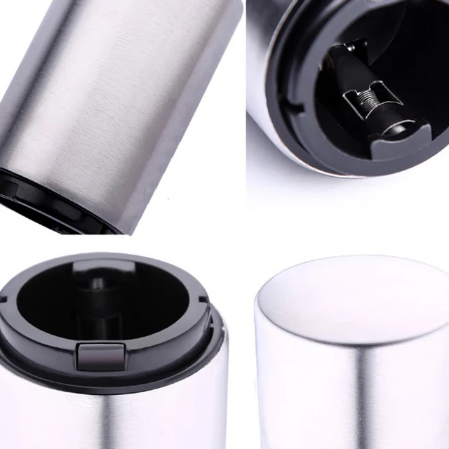 Automatic Bottle Shape Beer Bottle for Bar Openers Custom Metal Promotional Gifts Custom Logo Stainless Steel