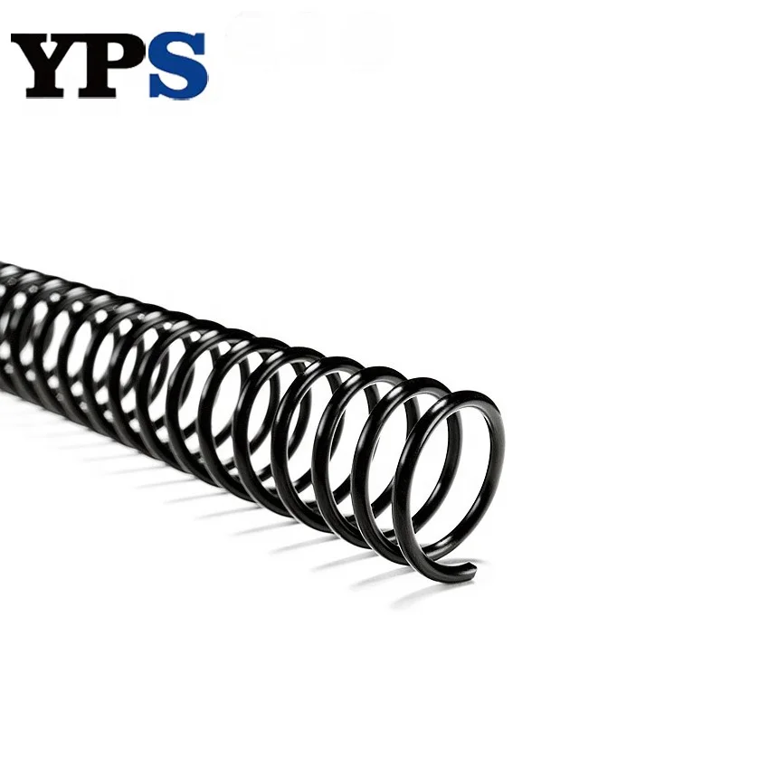 14 2 PVC Black Color Plastic Spiral Single  Coil Book Binding Rings