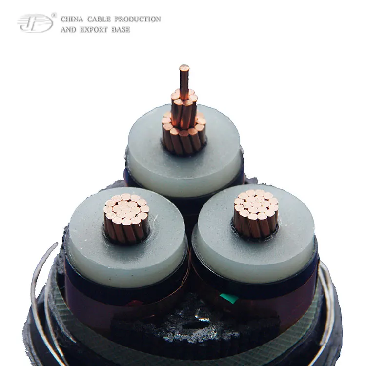 
3 core 35mm copper 8mm pvc outer jacket power cable 