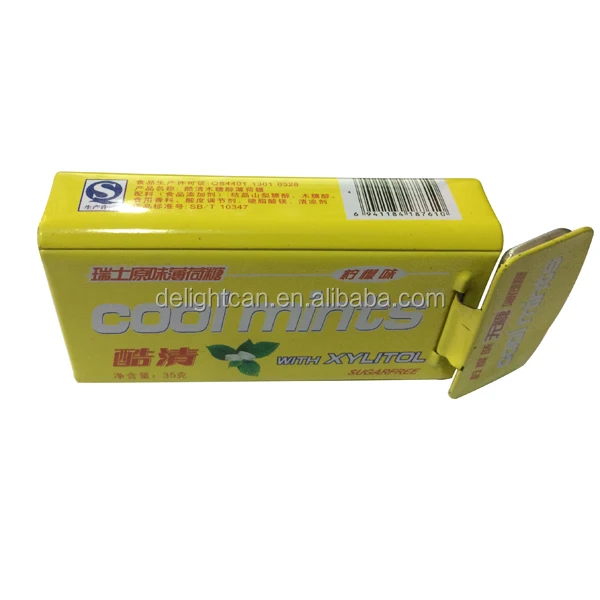 Mint Sweet Small tin metal packaging boxes