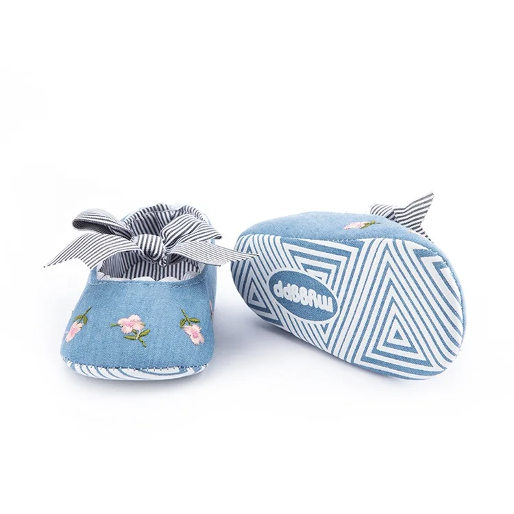 Newborn Infant Baby Girls Floral Crib Shoes Soft Sole Anti-slip Sneakers baby shoes