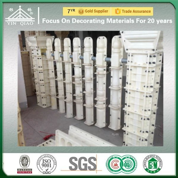 Plastic Injection Concrete Mould Making GFRC Baluster For Handrail Decoration