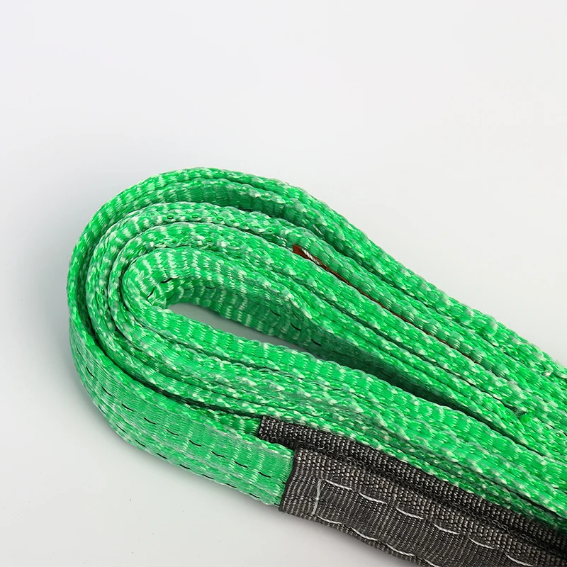 
Logo customized two ply woven heavy duty 6 meter webbing sling 