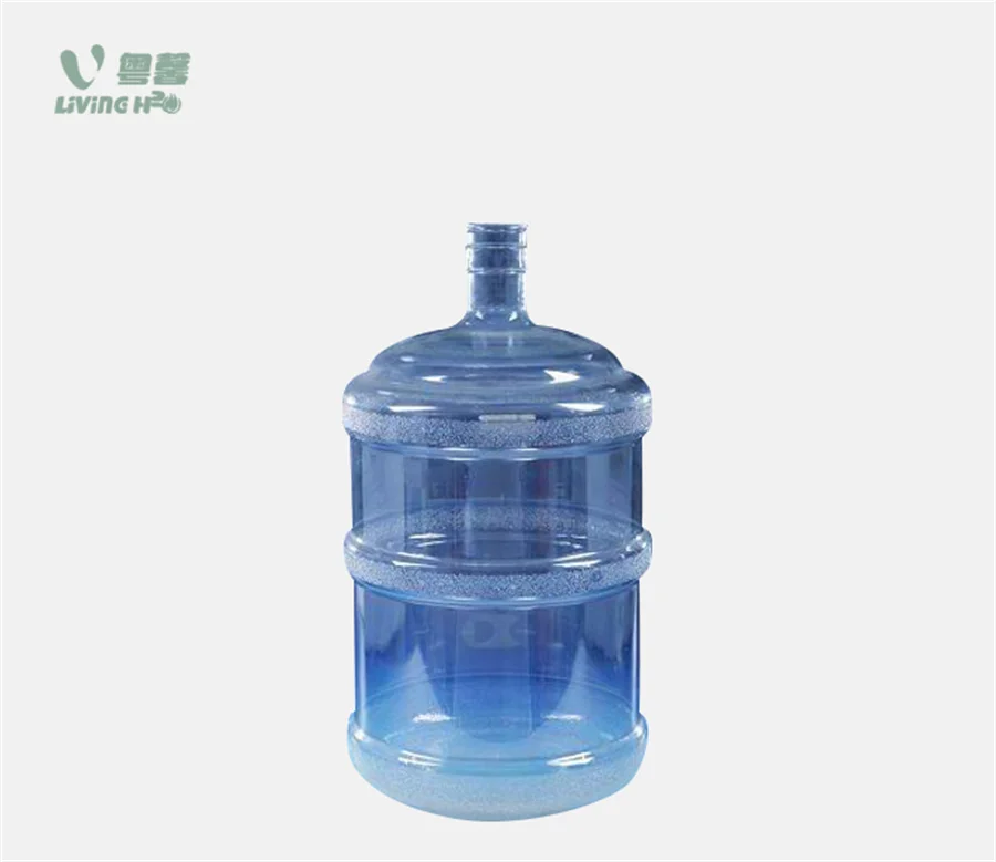 Plastic 5 gallon PC water bottle PET barrel  1 2 3 4 gallon 20liter