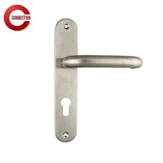 Amazing finishing surface brushed door handle stainless steel