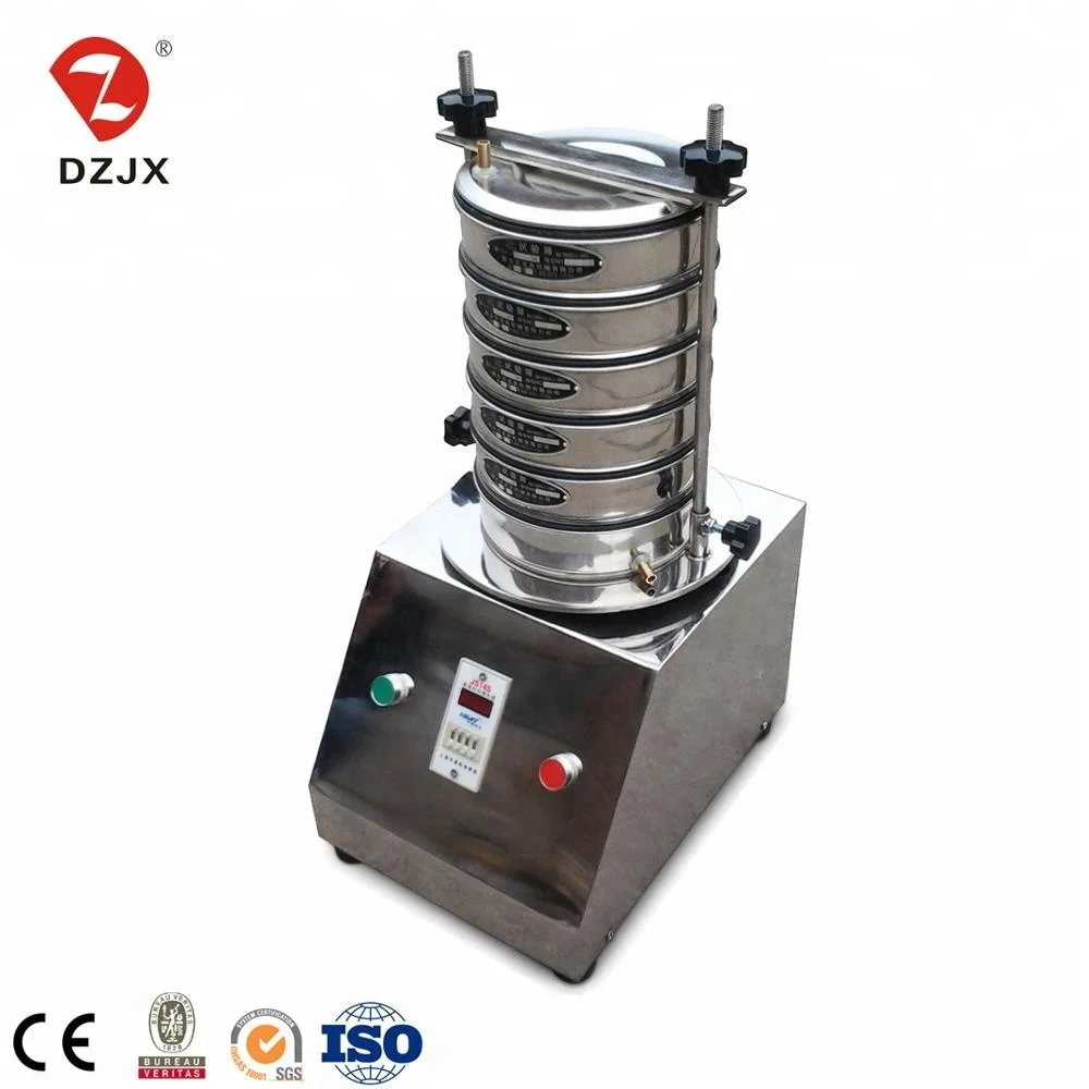 DZJX 200 300 400 Mm Wheat Flour High Frequency Test Sieve Shaker Machine Laboratory Sieve Shaker Set For Lab