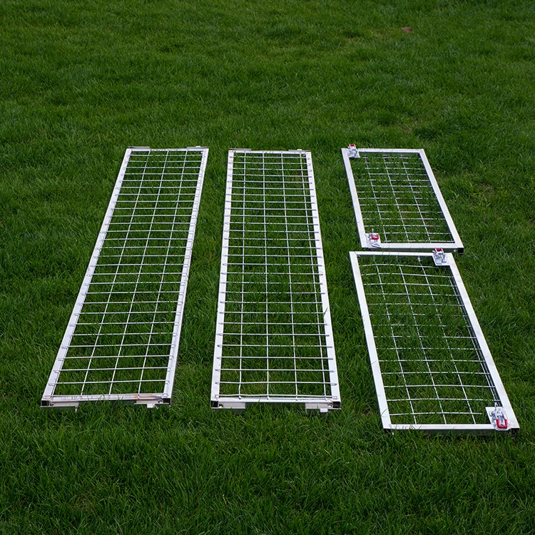 2018 Hot dipped galvanized transport farm box trailer with cage for sale